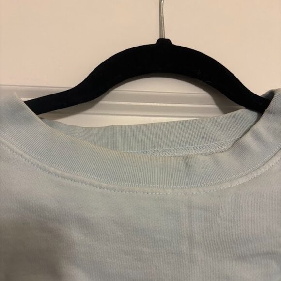 Cropped Light Blue Sweatshirt - Picture 5 of 5